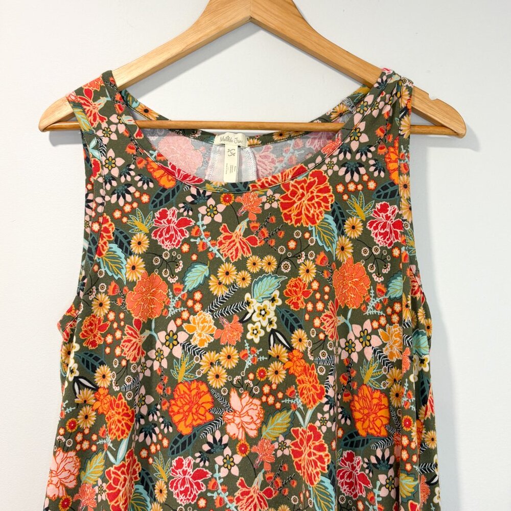 Matilda Jane Floral Peplum Top Size Large - Picture 6 of 8